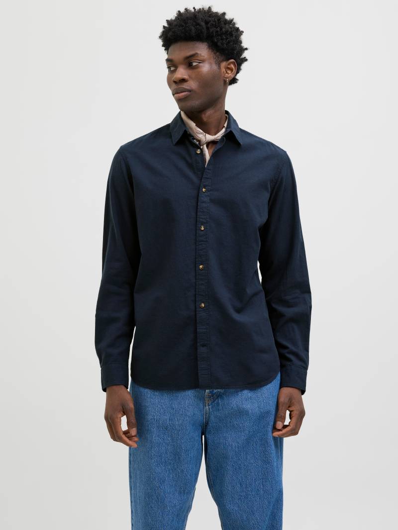 Jack & Jones Langarmhemd »JJESUMMER SHIRT LS SN«, mit Hemdkragen von jack & jones