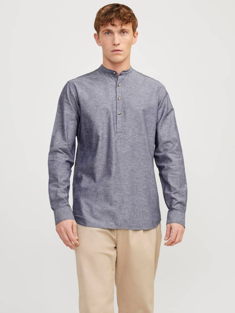 Jack & Jones Langarmhemd »JJESUMMER TUNIC LINEN BLEND SHIRT LS SN« von jack & jones