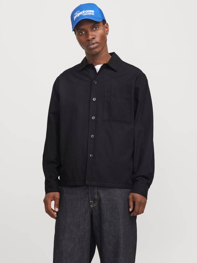 Jack & Jones Langarmhemd »JJEURBAN EDGE OVERSHIRT LS SN«, mit Hemdkragen von jack & jones