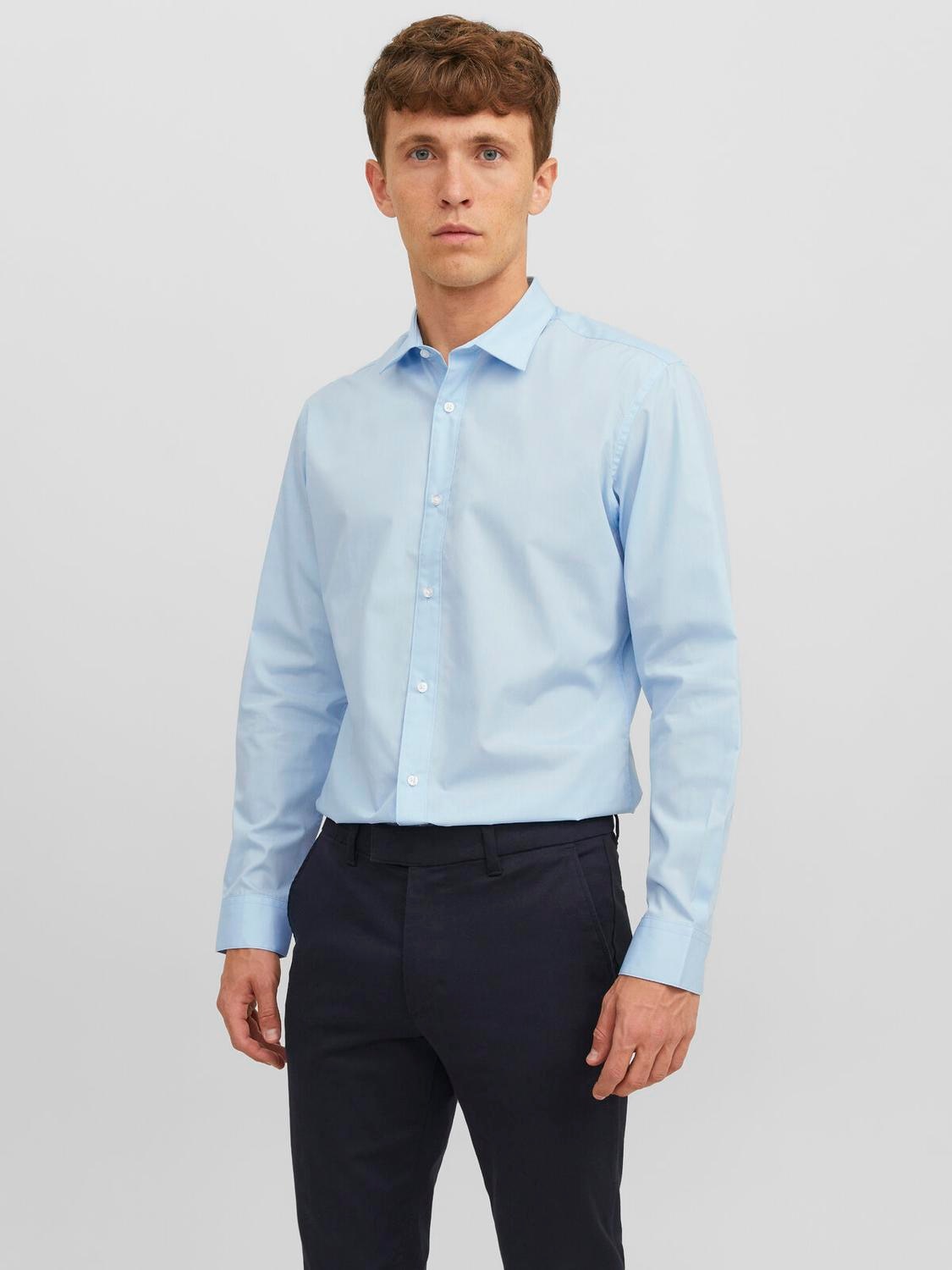 Jack & Jones Langarmhemd »JJJOE SHIRT LS PLAIN« von jack & jones