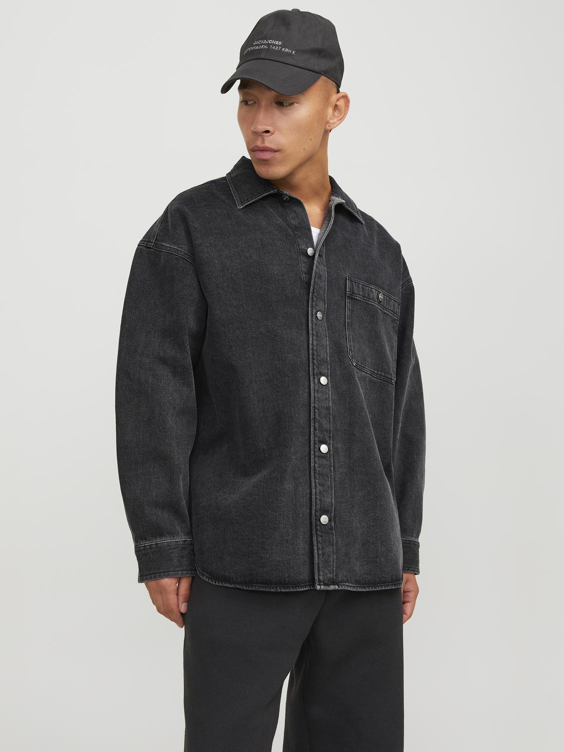 Jack & Jones Langarmhemd »JORSANTORINI DENIM OVERSHIRT LS SN« von jack & jones