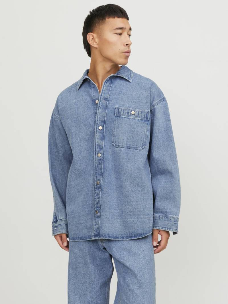 Jack & Jones Langarmhemd »JORSANTORINI DENIM OVERSHIRT LS SN« von jack & jones