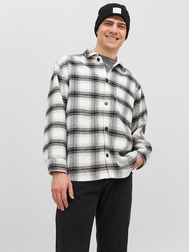 Jack & Jones Langarmhemd »JORZAC CHECK OVERSHIRT LS SN« von jack & jones