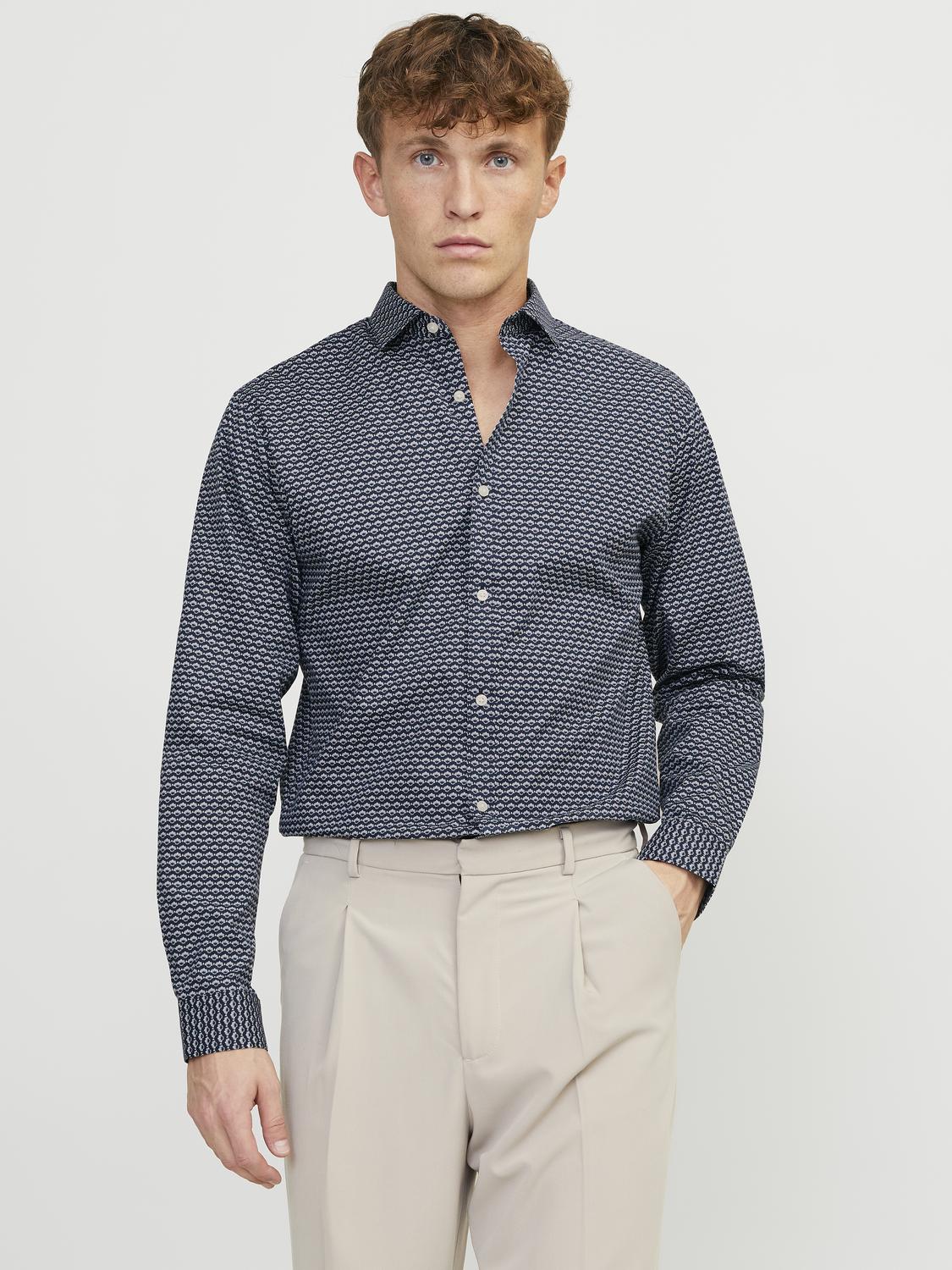 Jack & Jones Langarmhemd »JPRBLABLACKPOOL STRETCH SHIRT LS SS24 SN« von jack & jones