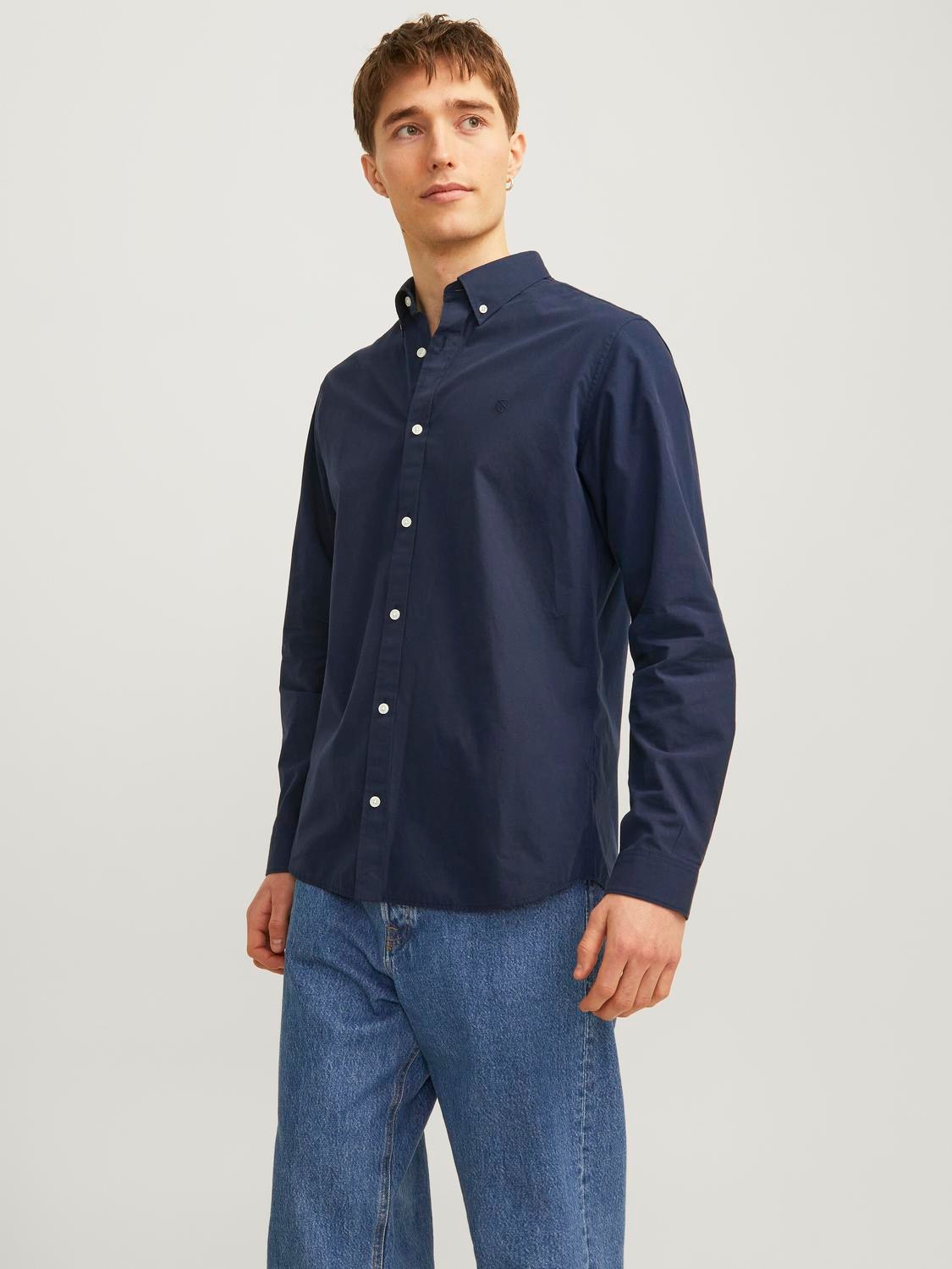 Jack & Jones Langarmhemd »JPRCCPOPLIN LOGO COMFORT SHIRT L/S SN« Jack & Jones Langarmhemd »JPRCCPOPLIN LOGO COMFORT SHIRT L/S SN« von jack & jones