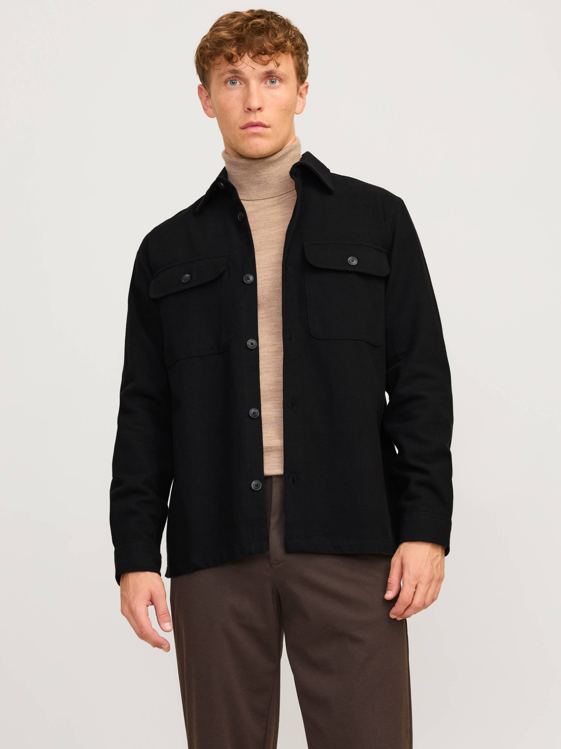 Jack & Jones Langarmhemd »JPRRAYMOND MELANGE SOLID LS OVERSHIRT SN« von jack & jones