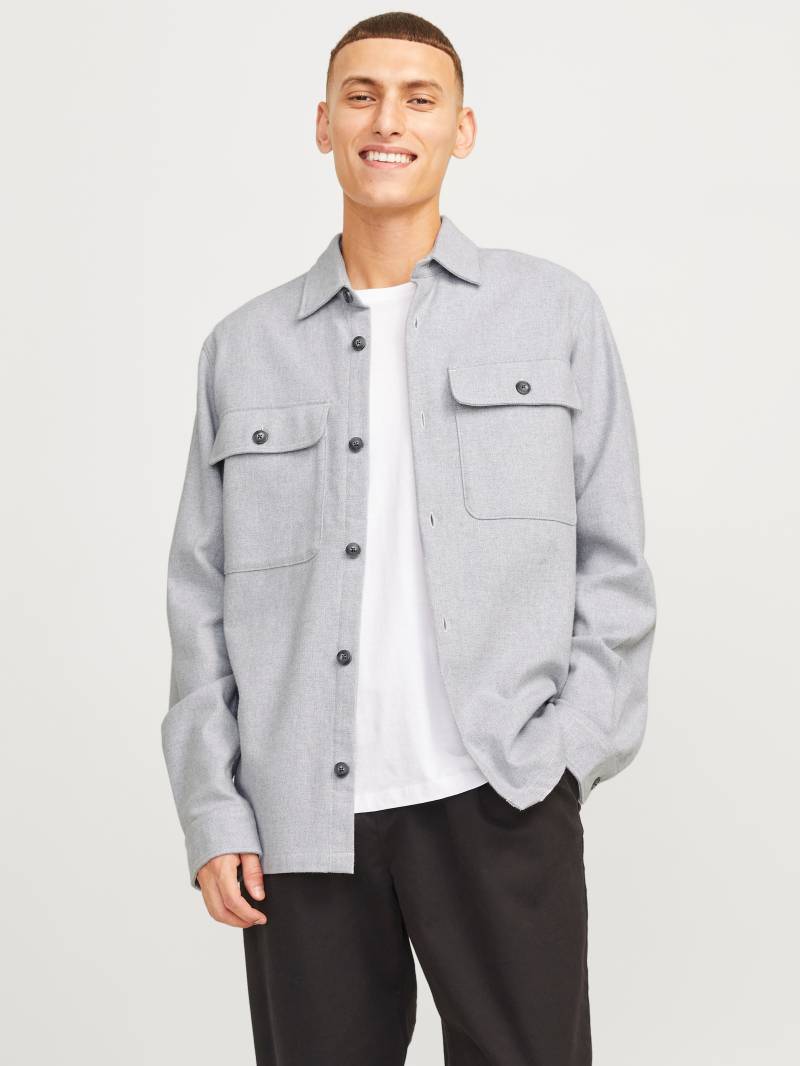 Jack & Jones Langarmhemd »JPRRAYMOND MELANGE SOLID LS OVERSHIRT SN« von jack & jones