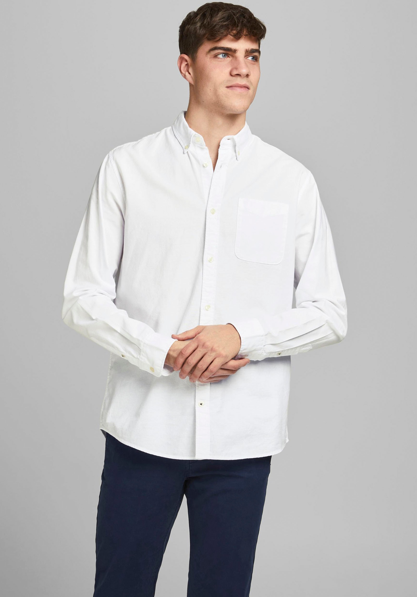 Jack & Jones Langarmhemd »OXFORD SHIRT« von jack & jones