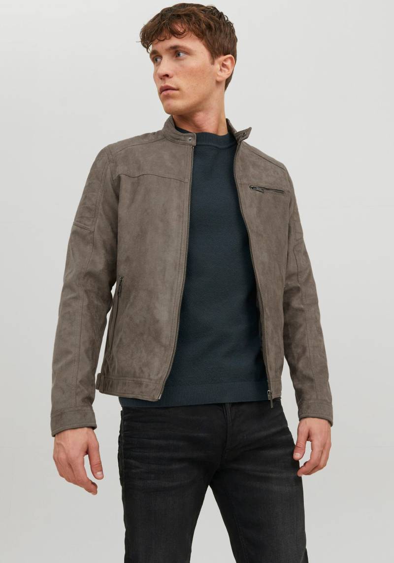 Jack & Jones Lederimitatjacke »JJEROCKY JACKET NOOS« von jack & jones