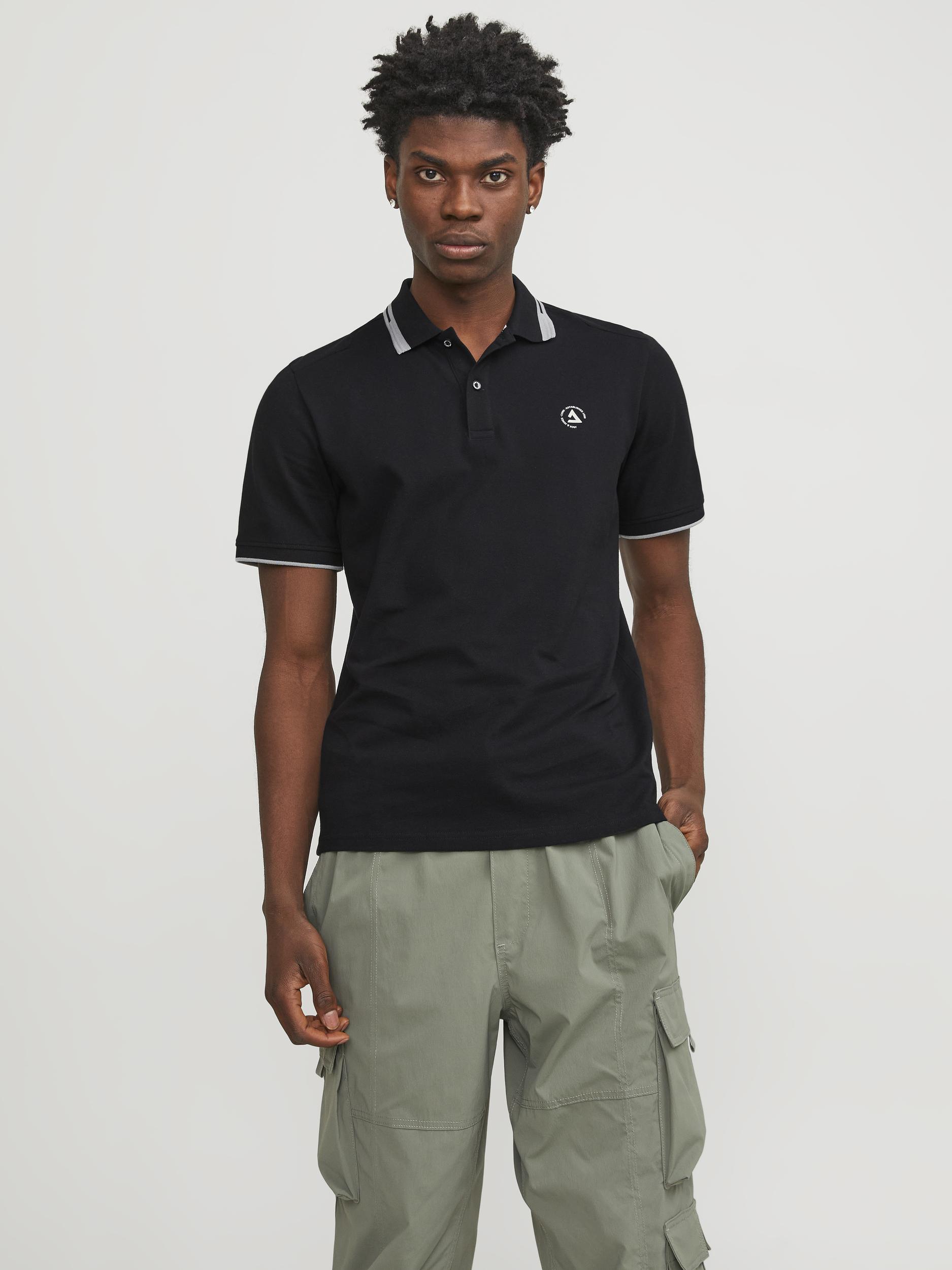 Jack & Jones Poloshirt »JCOHASS LOGO POLO SS LN« von jack & jones