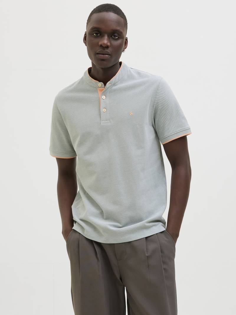 Jack & Jones Poloshirt »JJEPAULOS MAO POLO«, mit Logo Stickerei von jack & jones