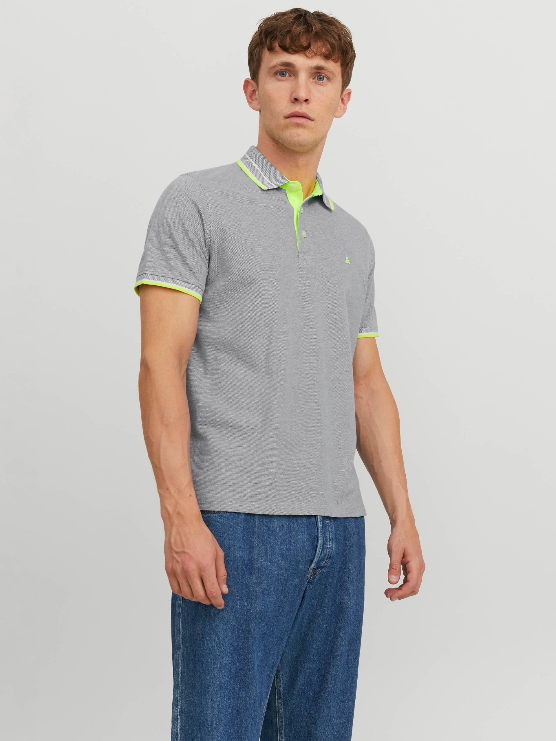 Jack & Jones Poloshirt »JJEPAULOS POLO SS NOOS«, mit Logo Stickerei von jack & jones