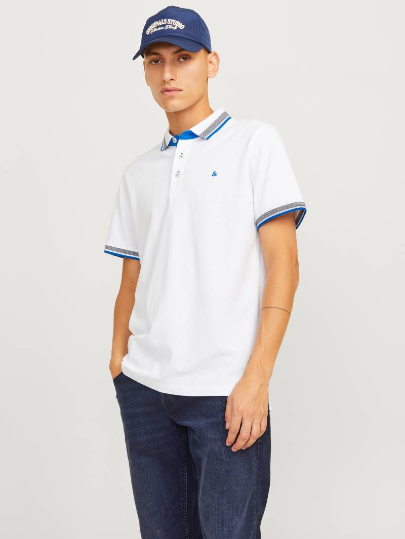 Jack & Jones Poloshirt »JJEPAULOS POLO SS NOOS«, mit Logo Stickerei von jack & jones