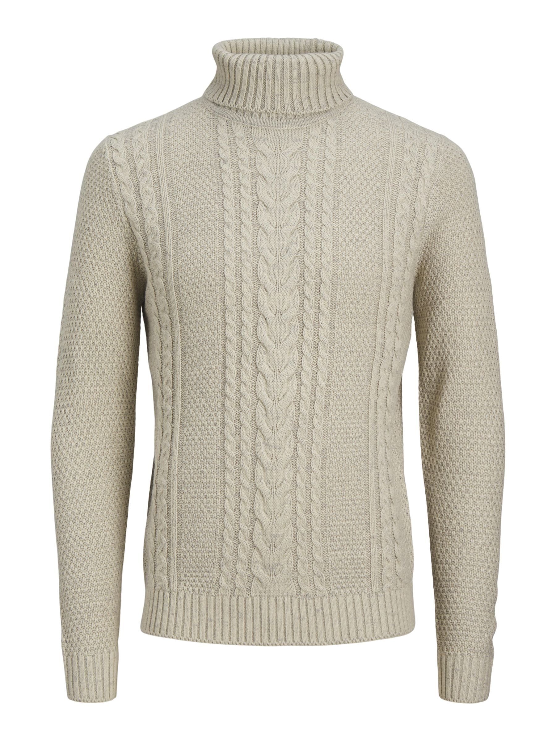 Jack & Jones Rollkragenpullover »JJCRAIG KNIT ROLL NECK AW24«, mit Zopfmuster von jack & jones