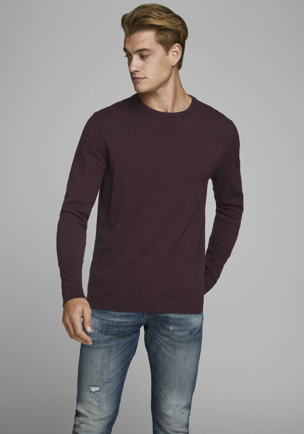 Jack & Jones Rundhalspullover »BASIC KNIT CREW NECK« von jack & jones