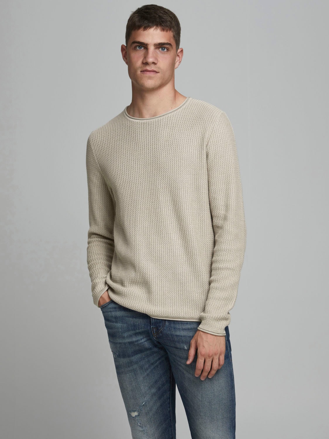 Jack & Jones Rundhalspullover »Carlos« von jack & jones