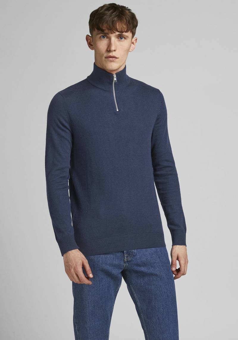 Jack & Jones Rundhalspullover »EMIL KNIT HALF ZIP« von jack & jones