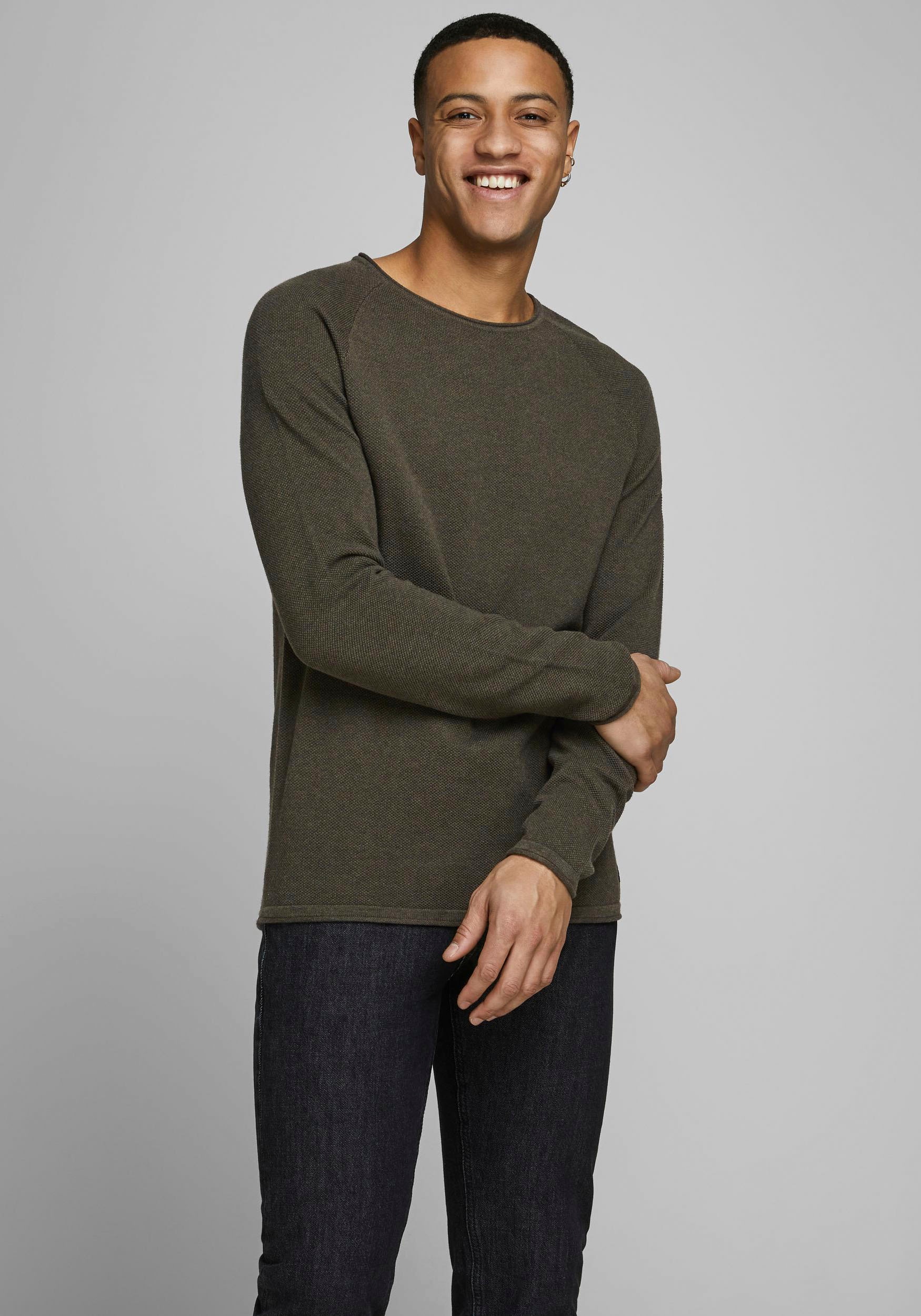 Jack & Jones Rundhalspullover »HILL KNIT« Jack & Jones Rundhalspullover »HILL KNIT« von jack & jones