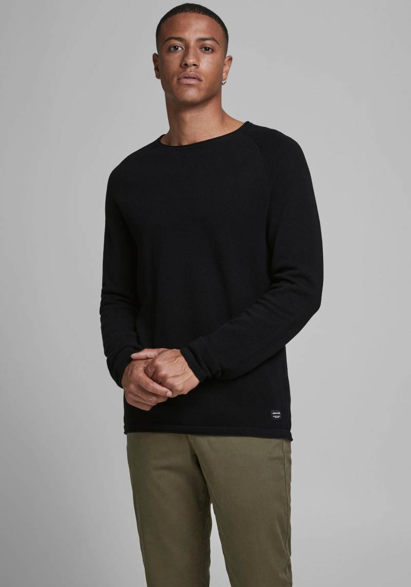 Jack & Jones Rundhalspullover »HILL KNIT« von jack & jones