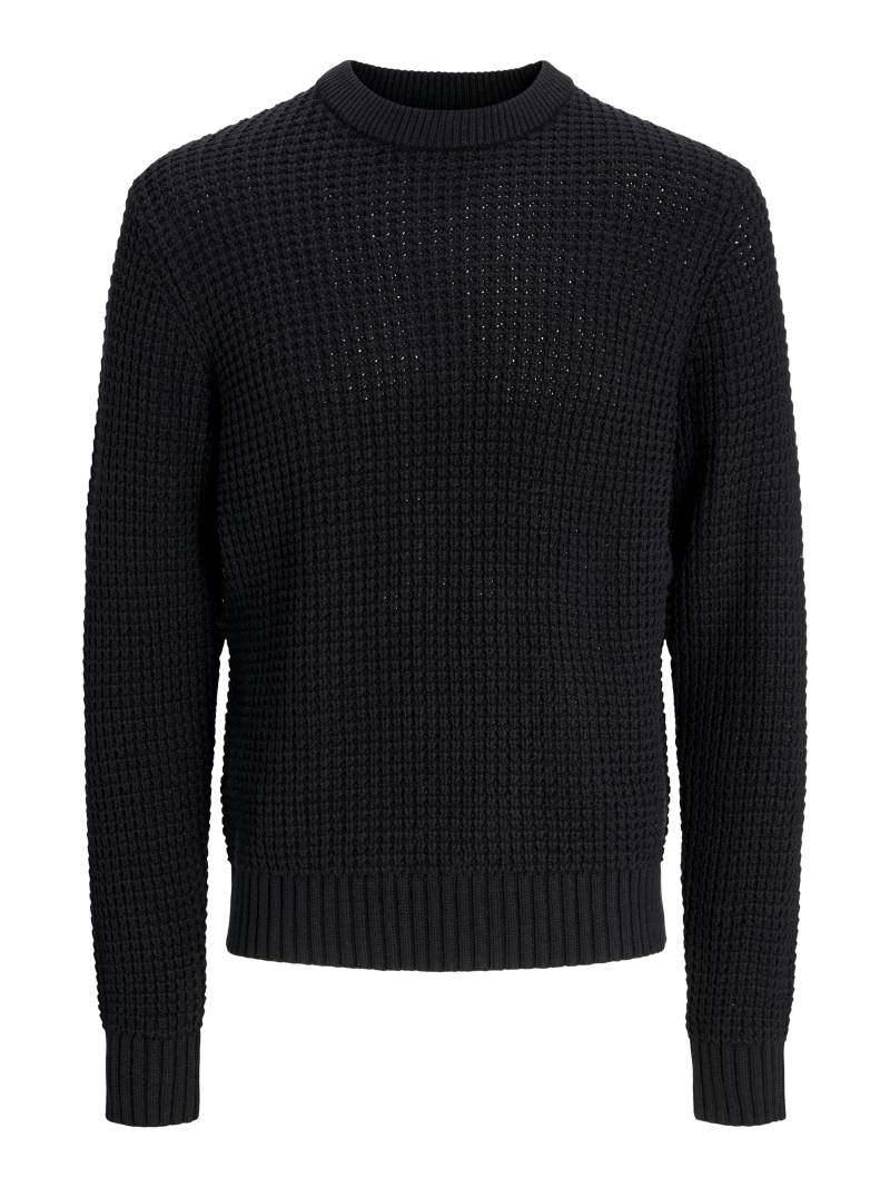 Jack & Jones Rundhalspullover »JCOZION KNIT CREW NECK BF«, mit markanter Struktur von jack & jones