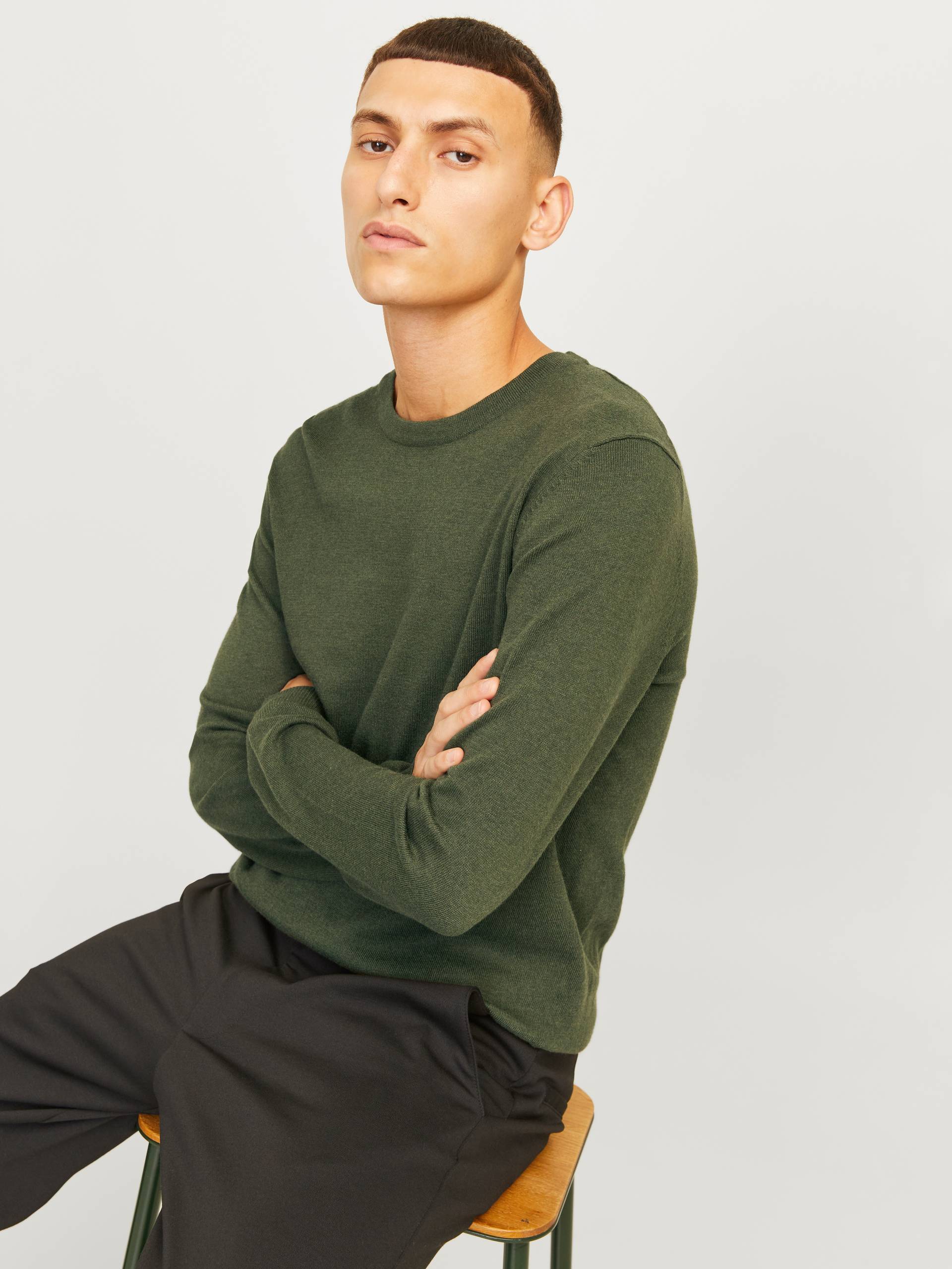 Jack & Jones Strickpullover »JJEEMIL KNIT CREW NECK NOOS«, mit Rundhalsausschnitt Jack & Jones Strickpullover »JJEEMIL KNIT CREW NECK NOOS«, mit Rundhalsausschnitt von jack & jones