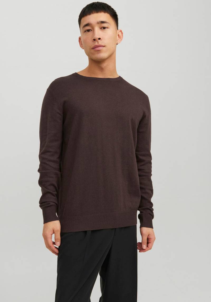 Jack & Jones Strickpullover »JJEEMIL KNIT CREW NECK NOOS«, mit Rundhalsausschnitt von jack & jones