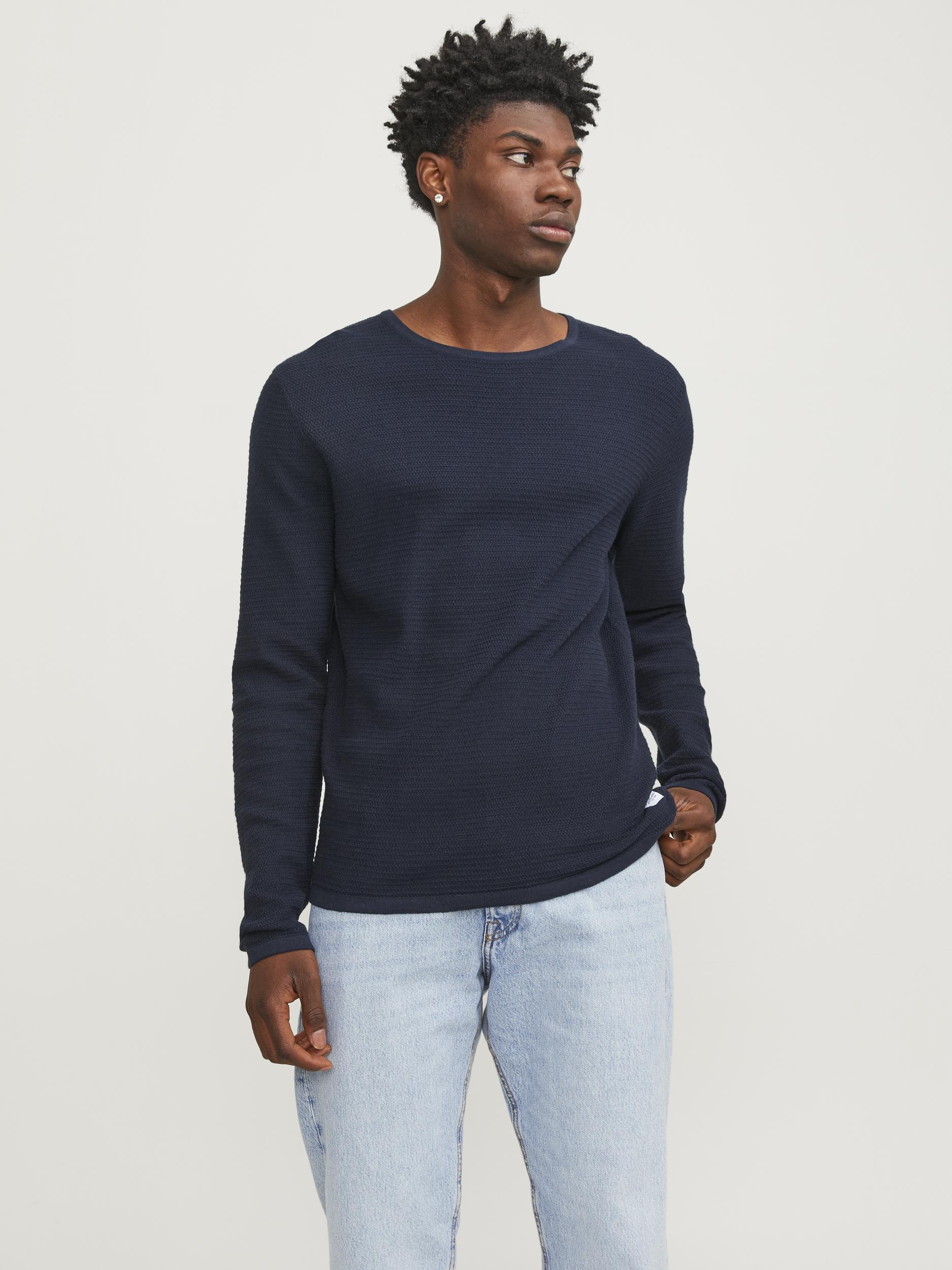 Jack & Jones Rundhalspullover »JJEGREG KNIT CREW NECK SN« von jack & jones