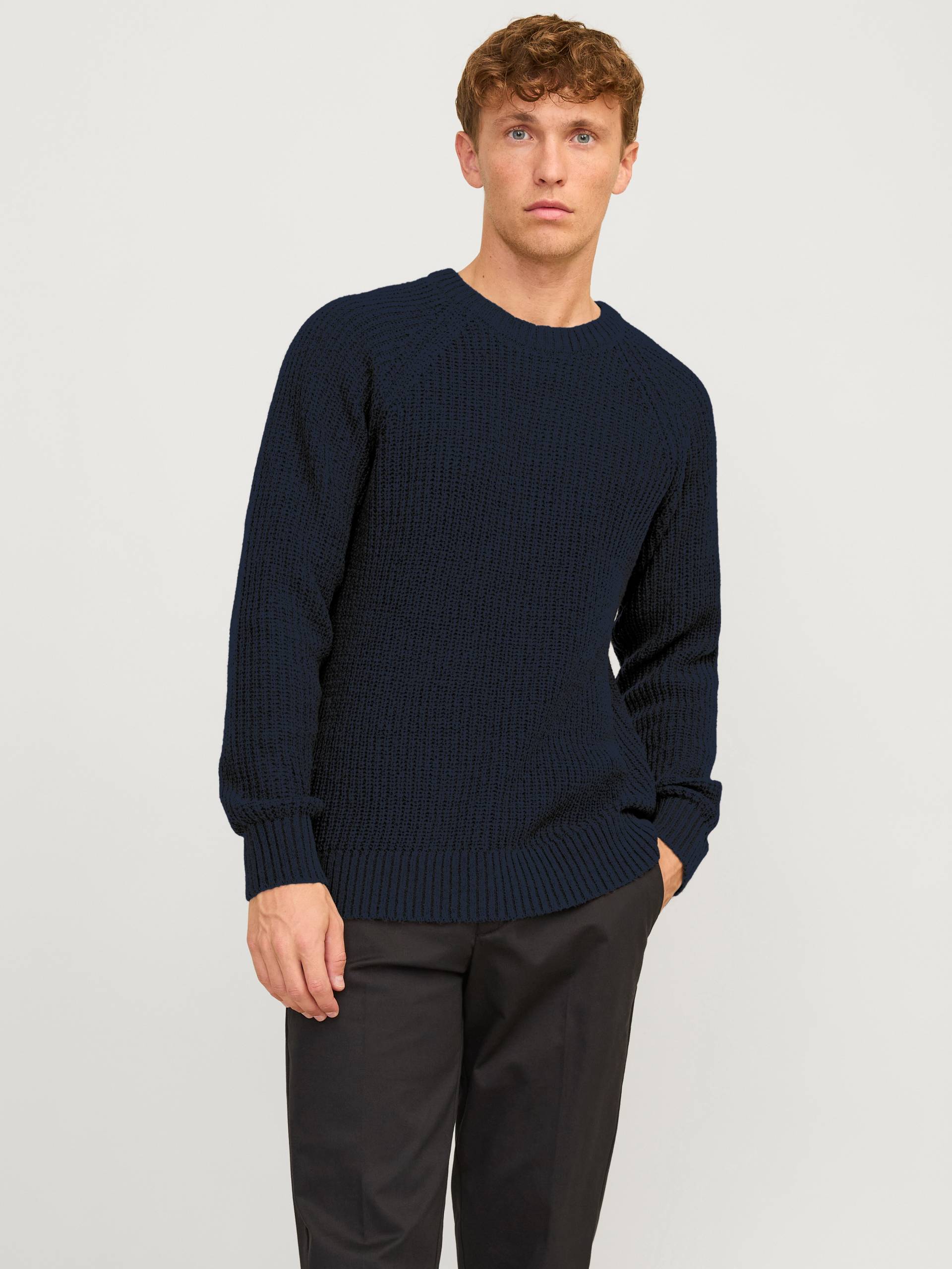 Jack & Jones Rundhalspullover »JJJONES KNIT CREW NECK« von jack & jones