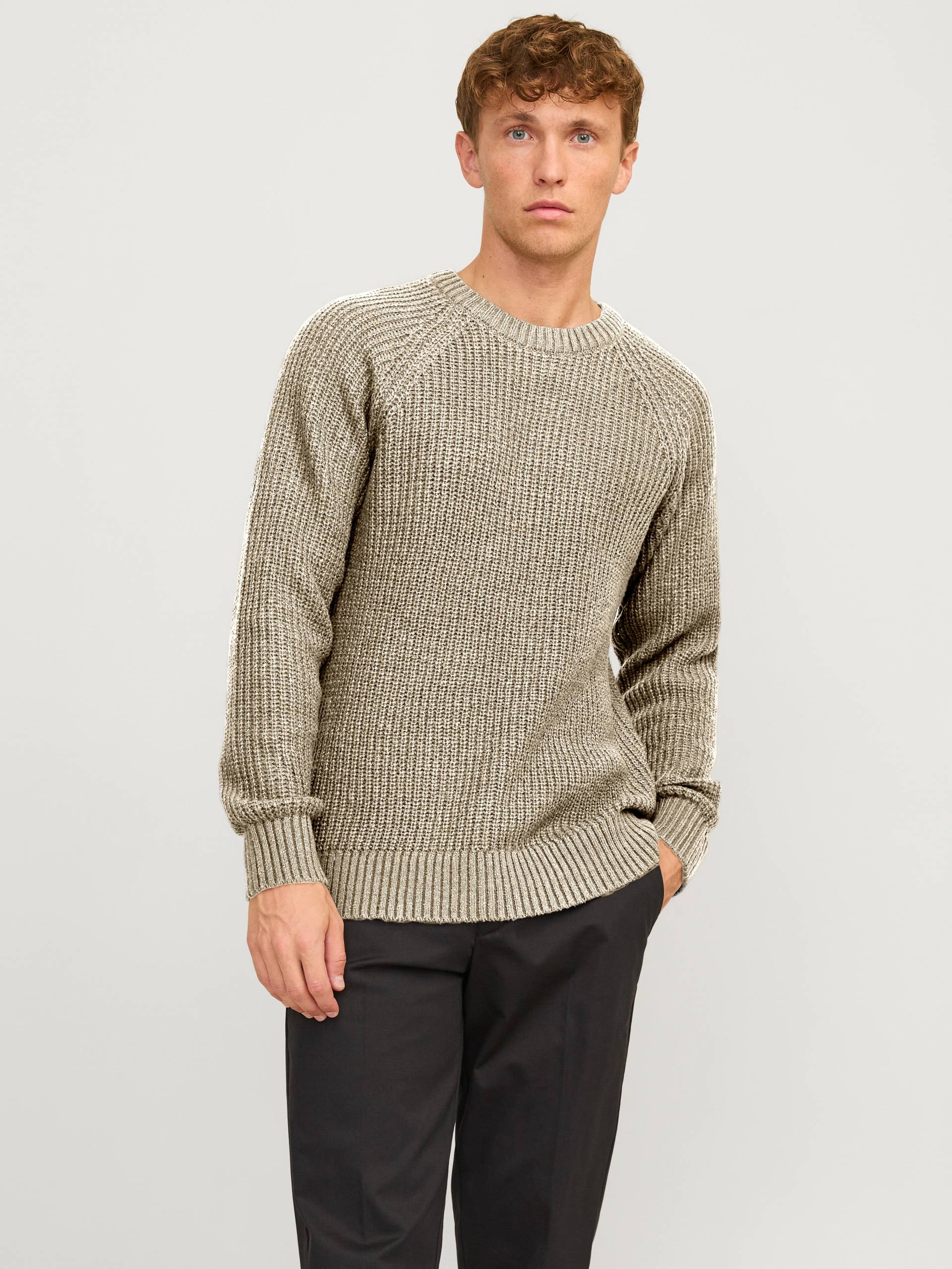 Jack & Jones Rundhalspullover »JJJONES KNIT CREW NECK« von jack & jones