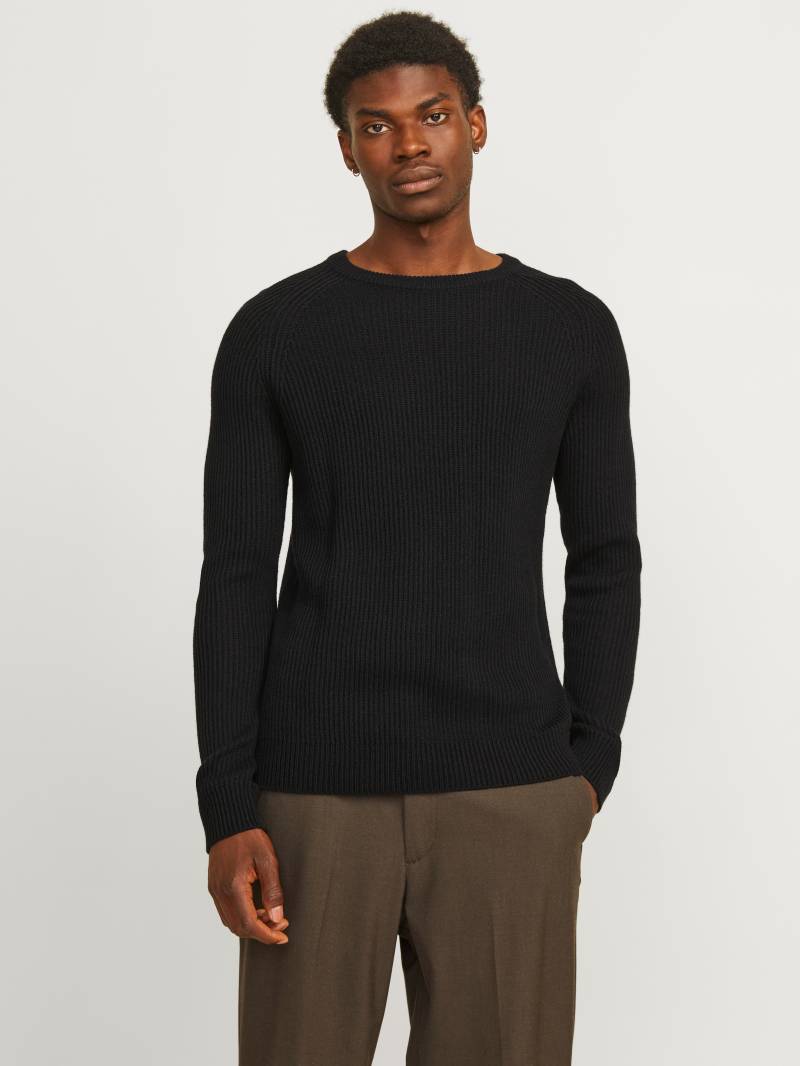 Jack & Jones Rundhalspullover »JJPANNEL KNIT CREW NECK AW24« von jack & jones