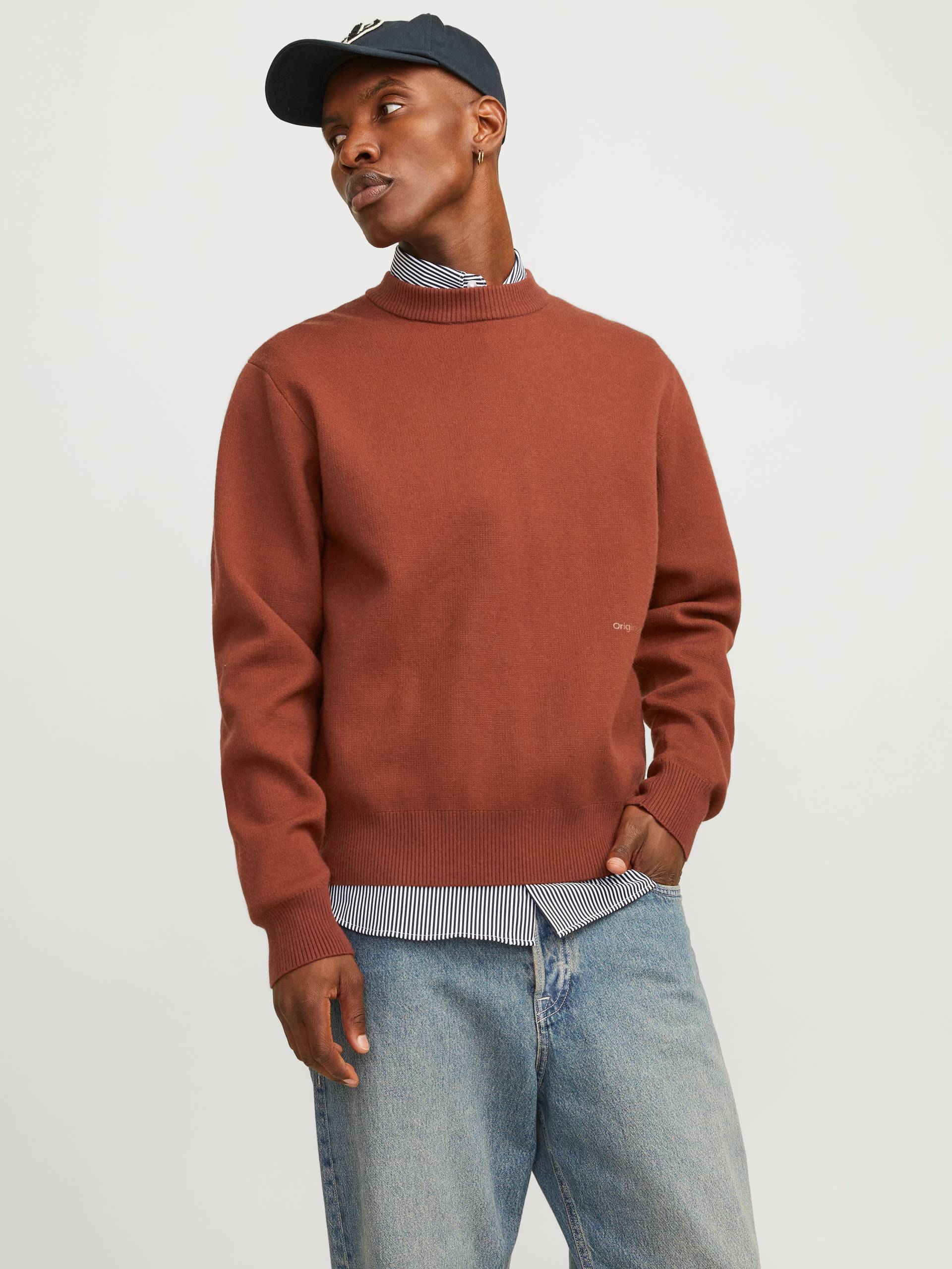 Jack & Jones Rundhalspullover »JORVESTERBRO KNIT CREW NECK SN« von jack & jones