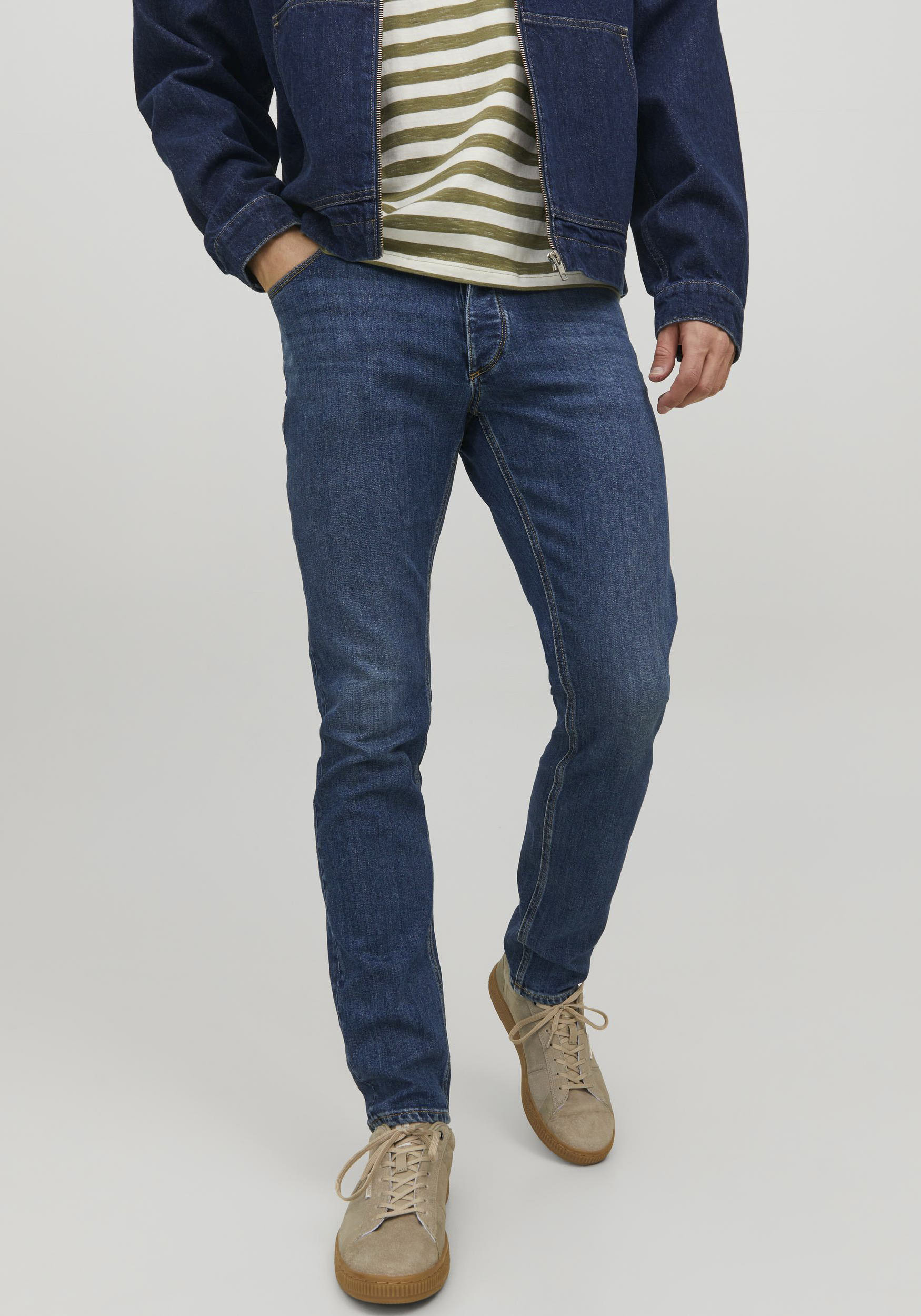 Jack & Jones Slim-fit-Jeans »JJIGLENN JJEVAN JJ 677 NOOS« von jack & jones