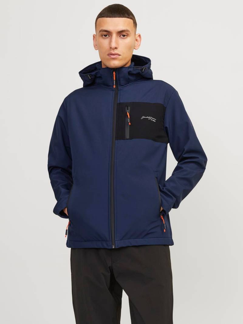 Jack & Jones Softshelljacke »JJ JJTYSON SOFTSHELL JACKET«, mit Kapuze von jack & jones