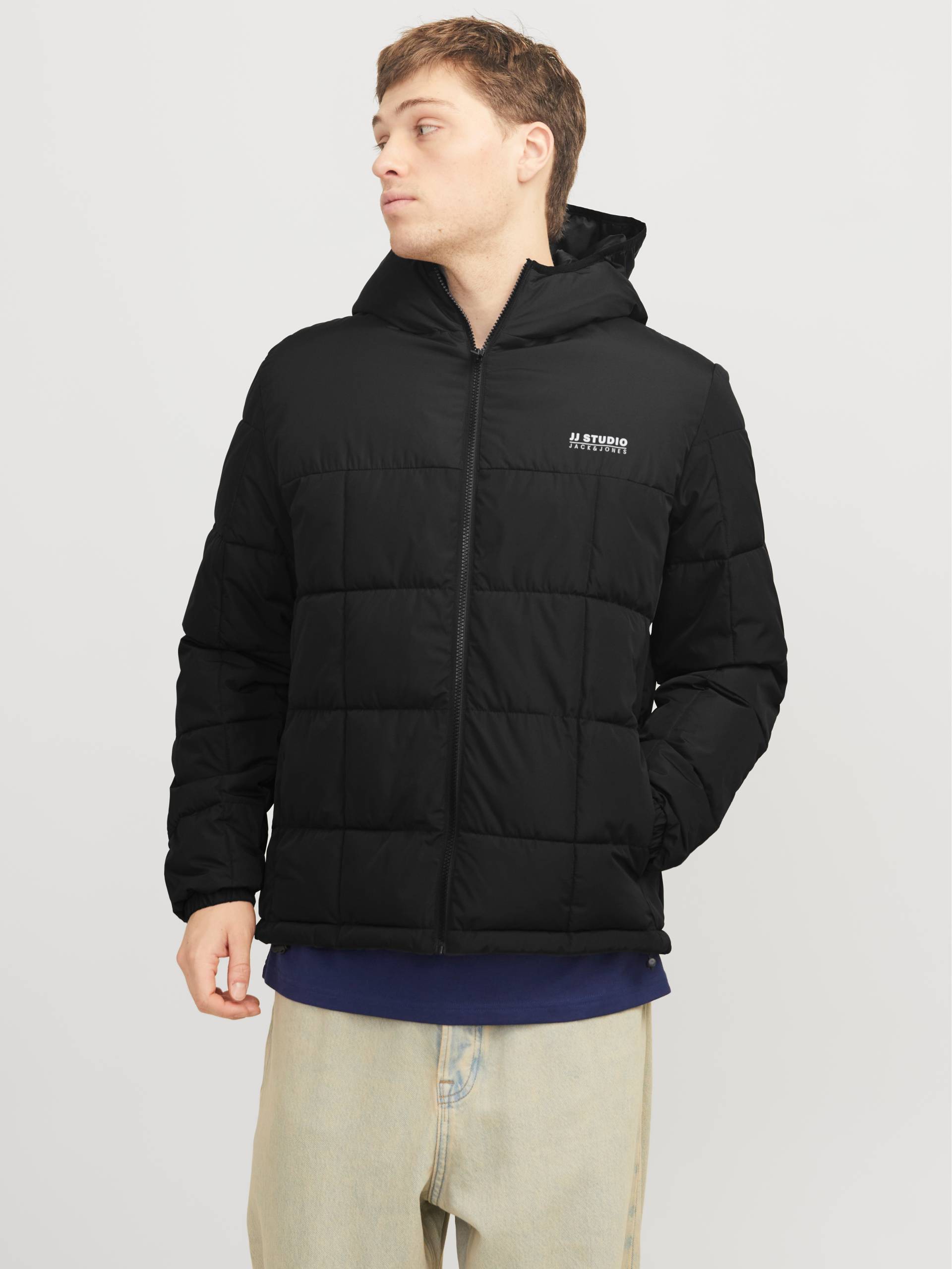 Jack & Jones Steppjacke »JJBEN SQUARE HOOD JACKET«, mit Kapuze von jack & jones