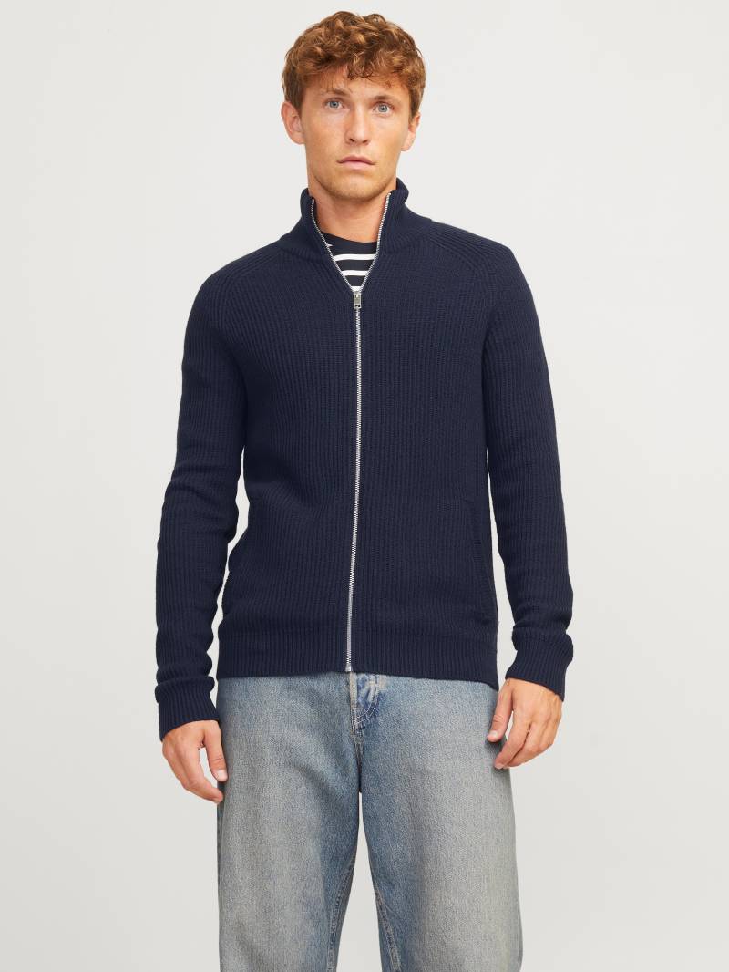 Jack & Jones Strickjacke »JJPANNEL KNIT ZIP CARDIGAN AW24« von jack & jones