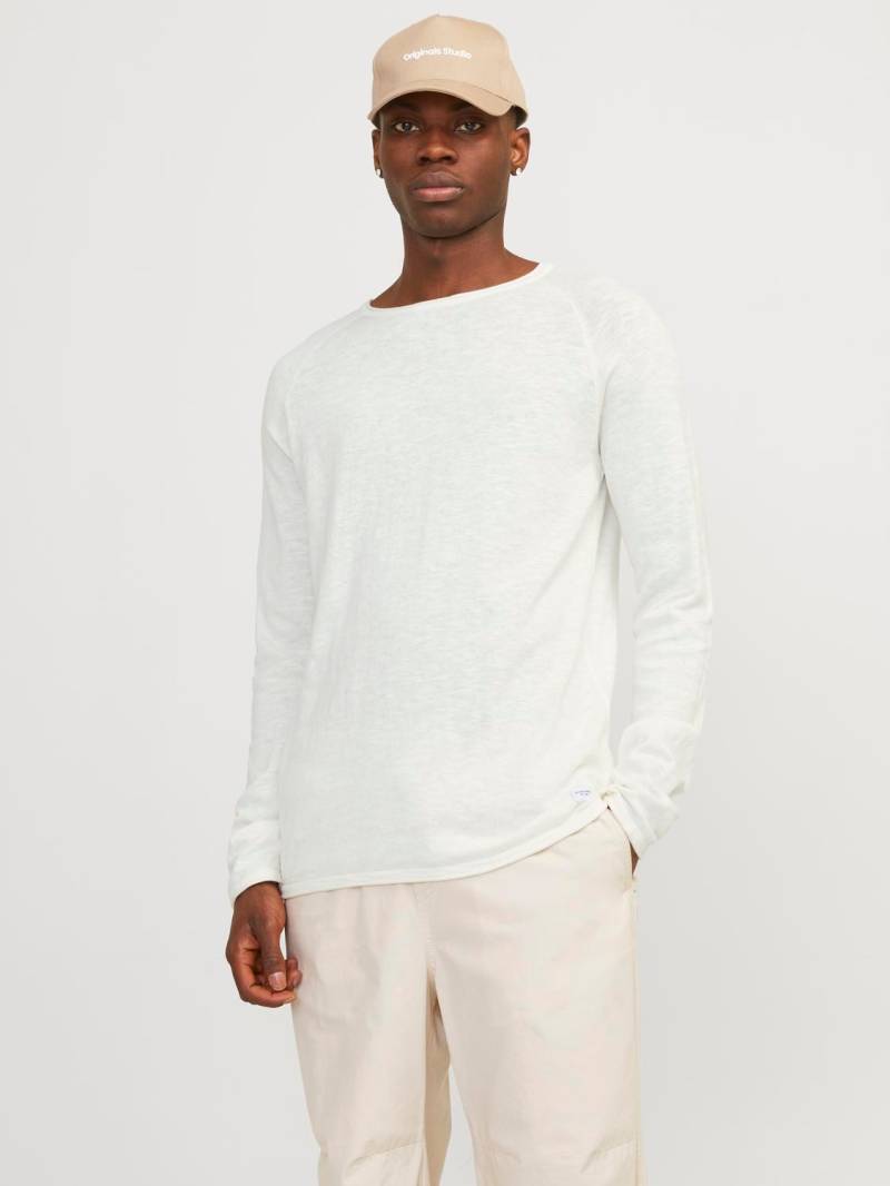 Jack & Jones Strickpullover »JJELINEN KNIT CREW NECK SN« von jack & jones