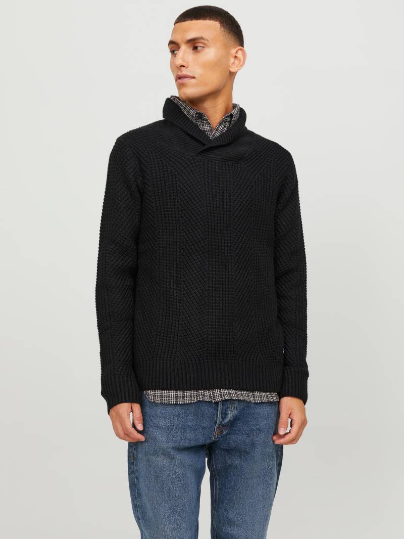 Jack & Jones Strickpullover »JJSTANDFORD KNIT SHAWL NECK«, Grobstrick von jack & jones