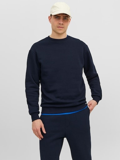 Jack & Jones Sweatshirt »JJEBRADLEY SWEAT CREW NOOS«, mit Rippbündchen von jack & jones