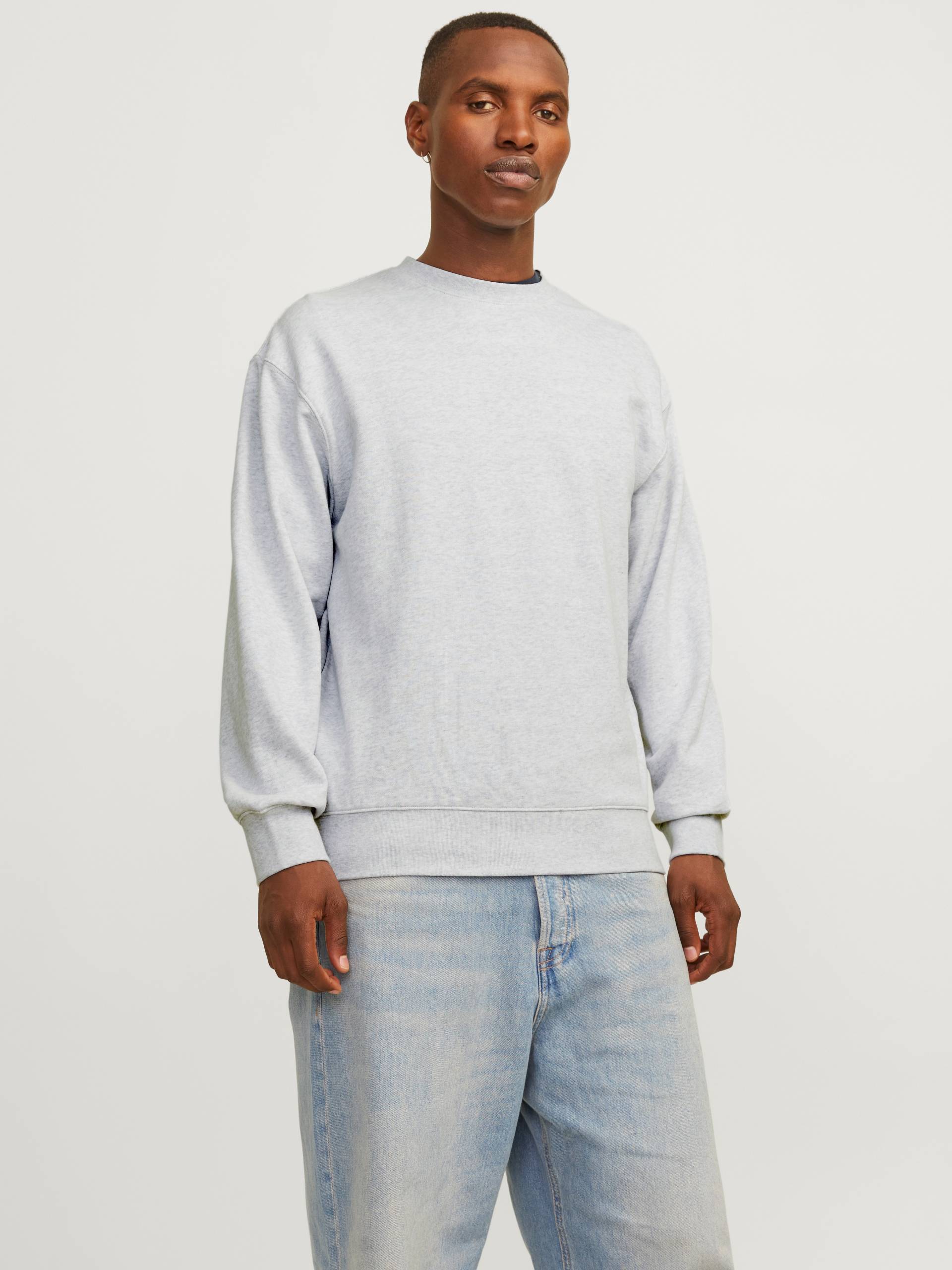 Jack & Jones Sweatshirt »JJECHARGE SWEAT CREW NECK NOOS«, mit Rippbündchen von jack & jones