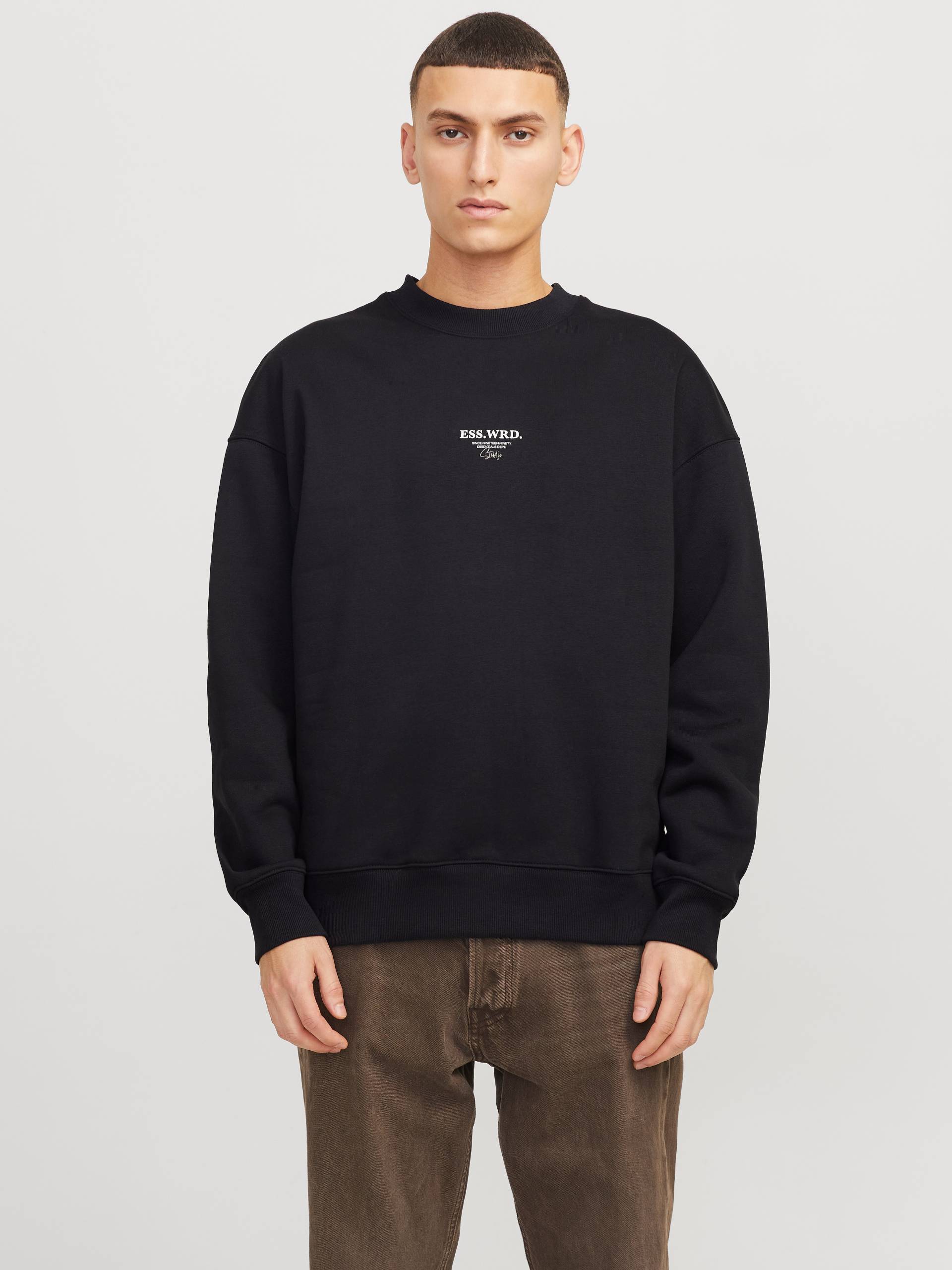 Jack & Jones Sweatshirt »JJEURBAN EDGE STUDIO SWEAT CREW NOOS«, mit Front und Back Print von jack & jones