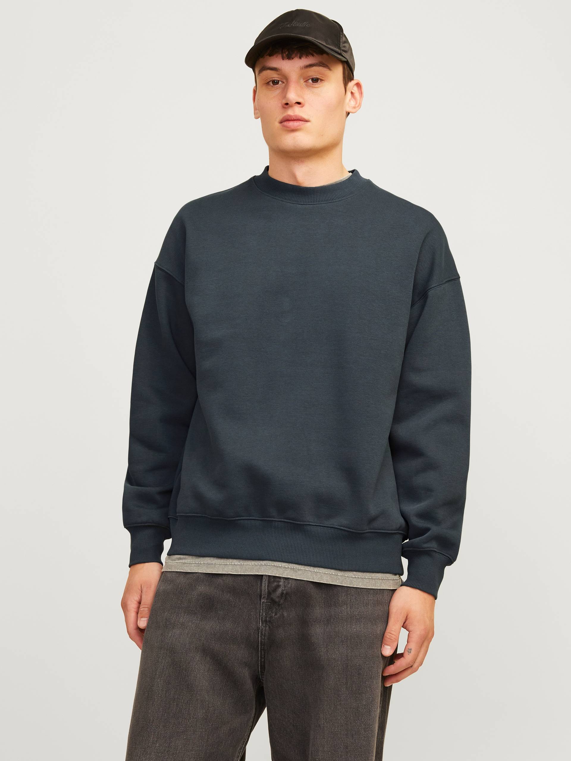 Jack & Jones Sweatshirt »JJEURBAN EDGE SWEAT CREW NECK NOOS«, mit Rippbündchen von jack & jones