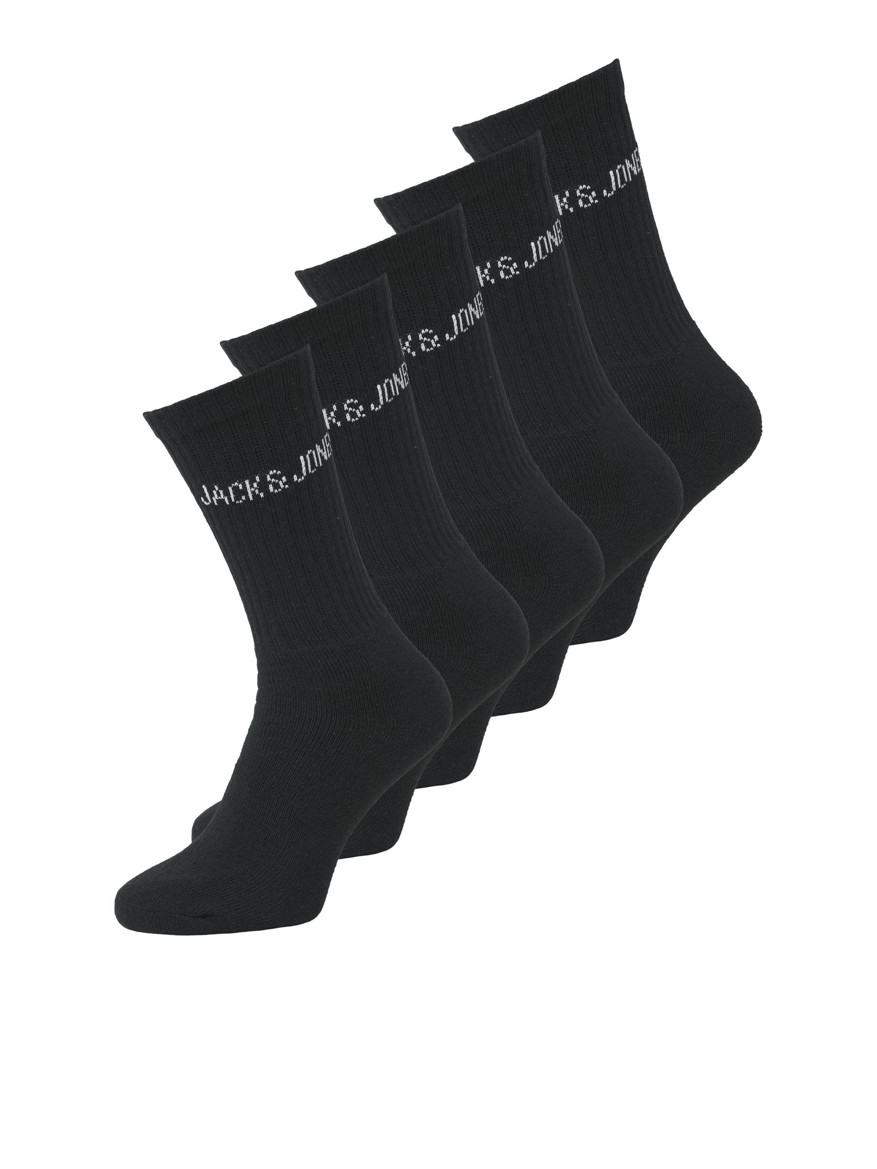 Jack & Jones Tennissocken »JACREGEN TENNIS SOCK 5 PACK NOOS«, (Packung, 5 Paar), mit Stretchanteil von jack & jones