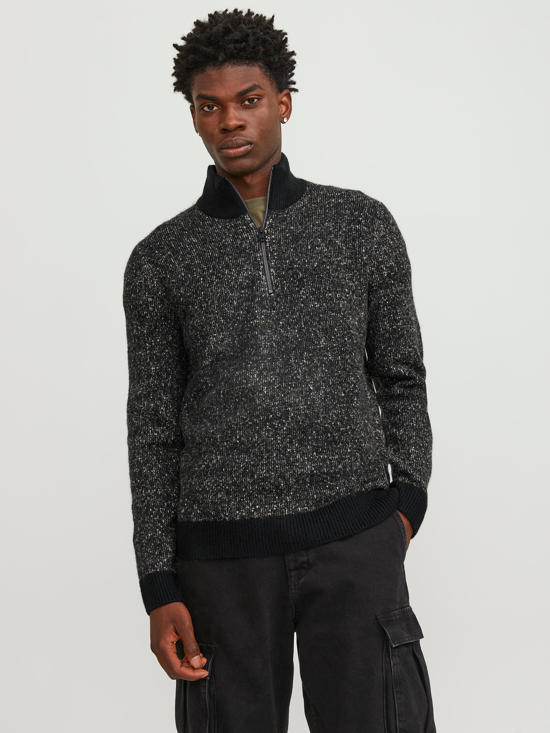 Jack & Jones Troyer »JCOSPACE KNIT HALF ZIP SN« von jack & jones