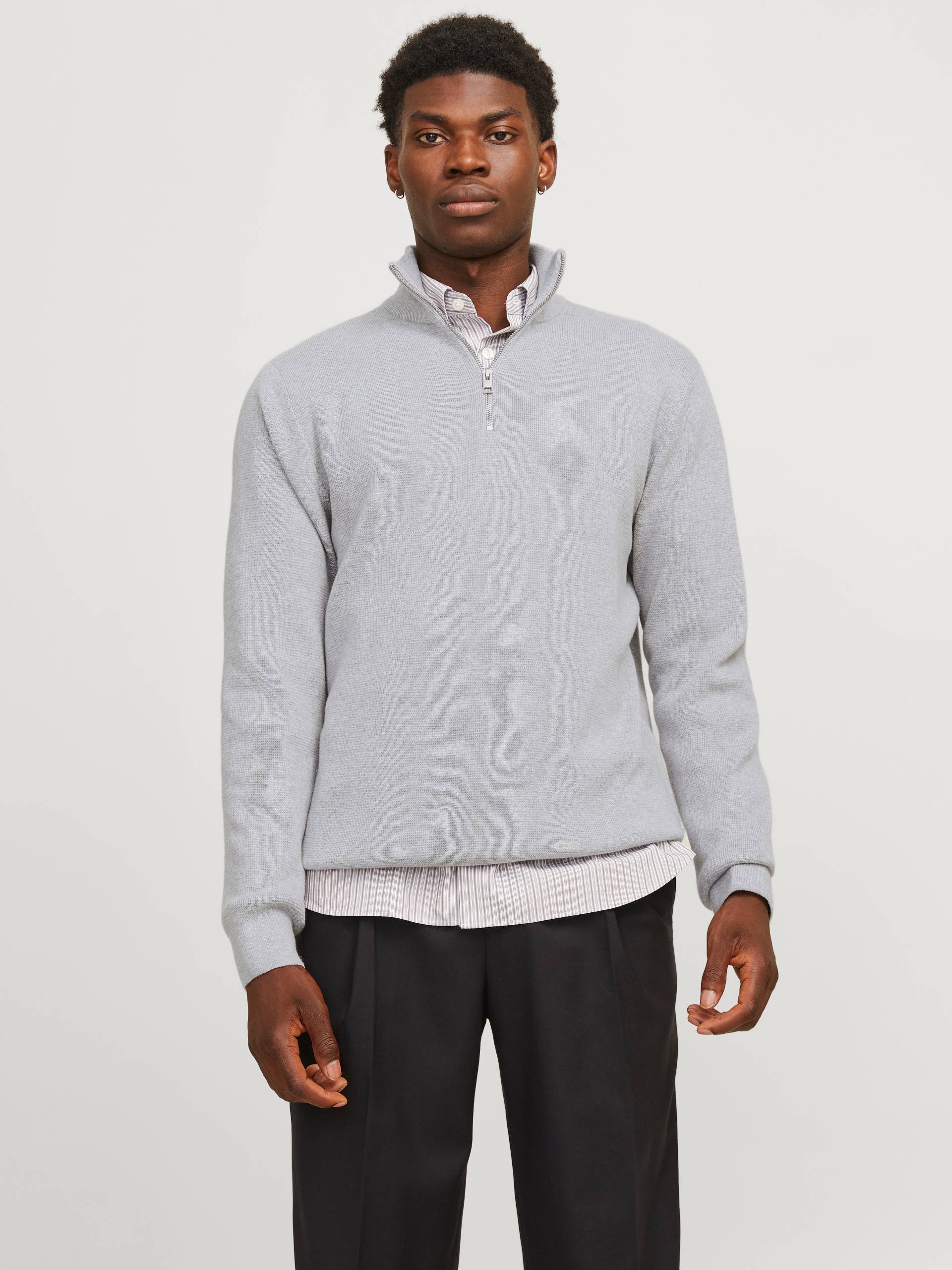 Jack & Jones Troyer »JPRBLAMILANO STITCH KNIT HALF ZIP SN« von jack & jones