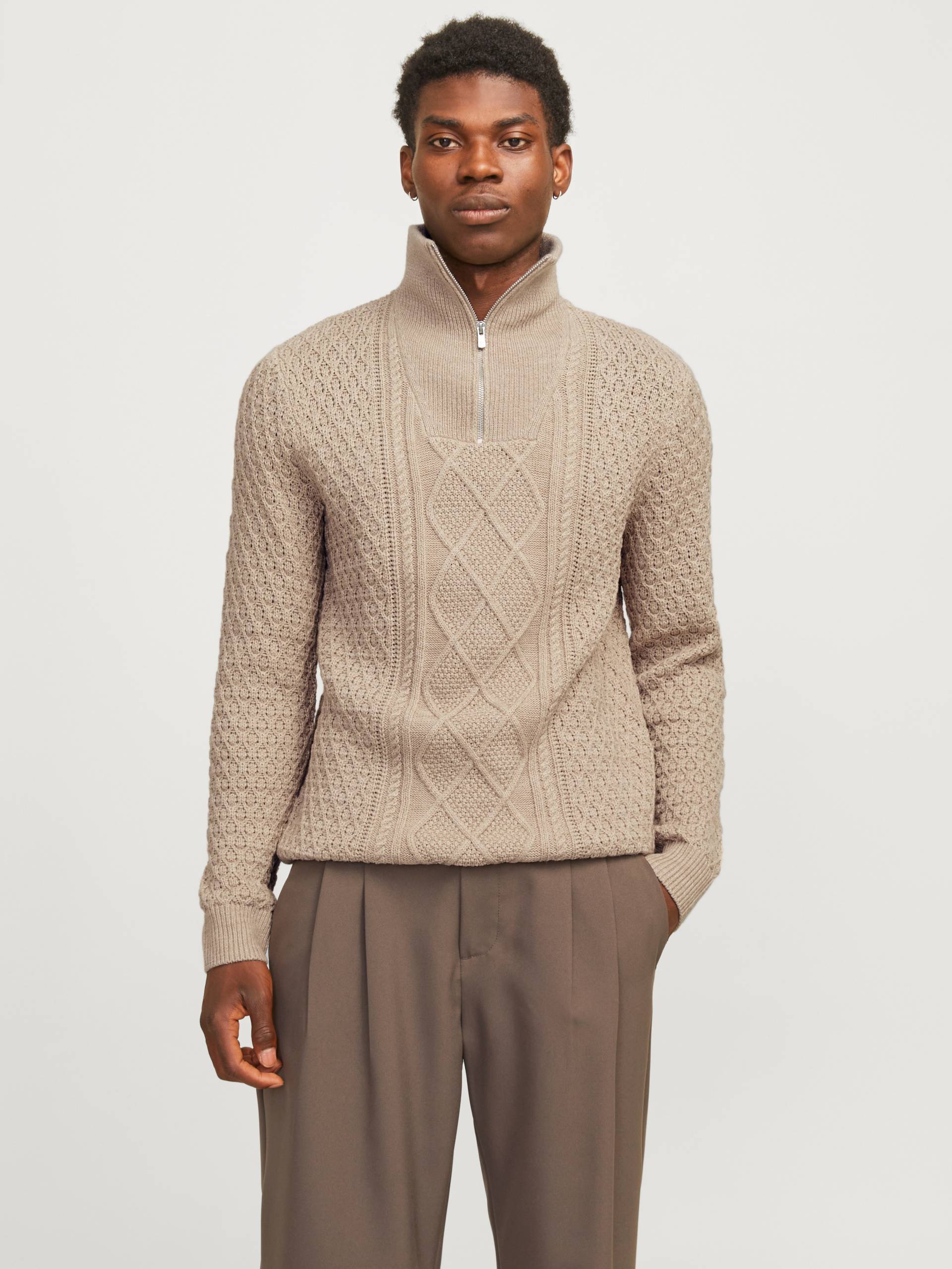 Jack & Jones Troyer »JPRBLUNORTH KNIT HIGH NECK SN« von jack & jones