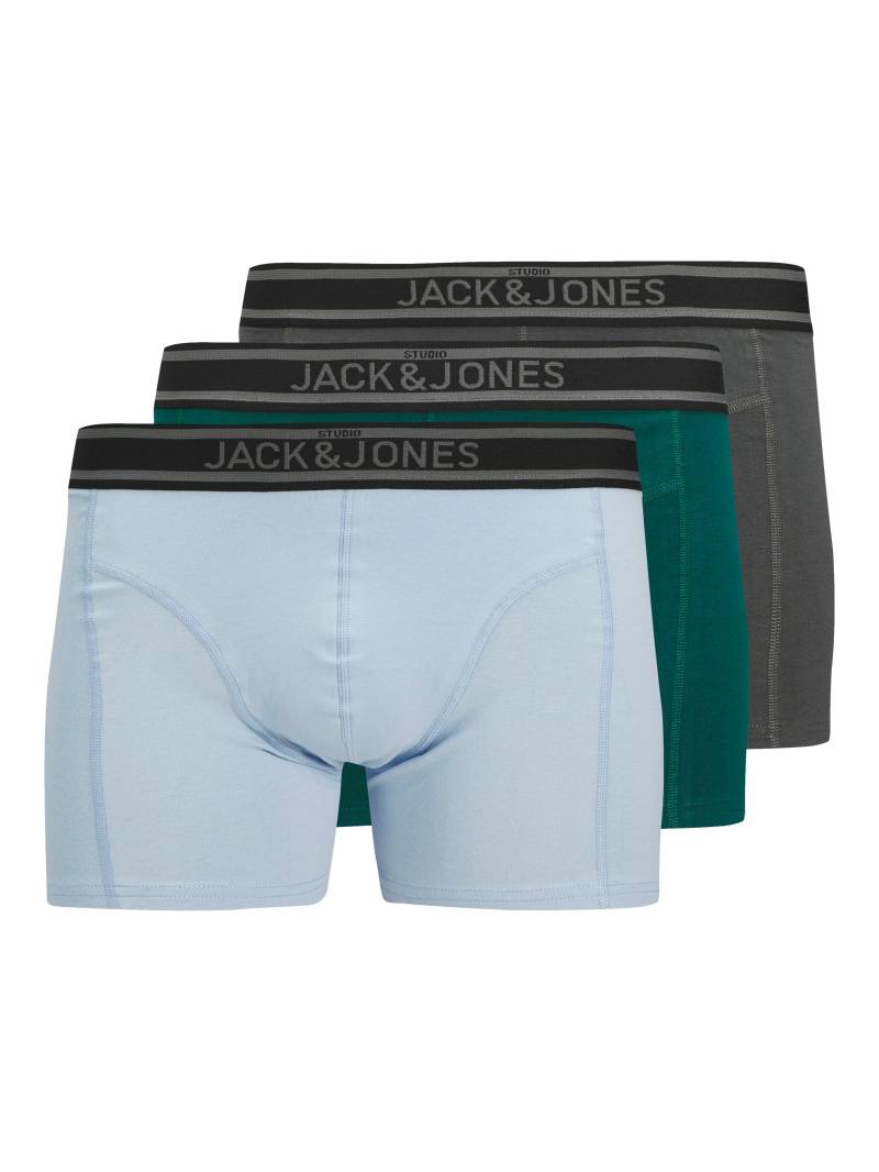 Jack & Jones Trunk »JACAIDEN SOLID TRUNKS 3 PACK SN«, (3 St.), mit Logo Schriftzug von jack & jones