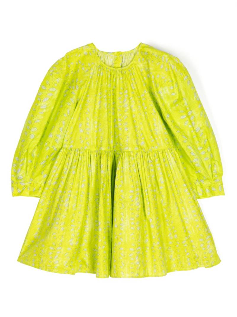 jnby by JNBY leaf-print cotton dress - Green von jnby by JNBY