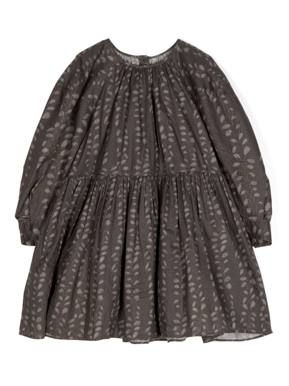 jnby by JNBY leaf-print cotton dress - Grey von jnby by JNBY