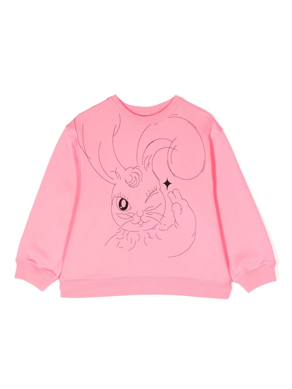 jnby by JNBY bunny-print long-sleeve sweater - Pink von jnby by JNBY