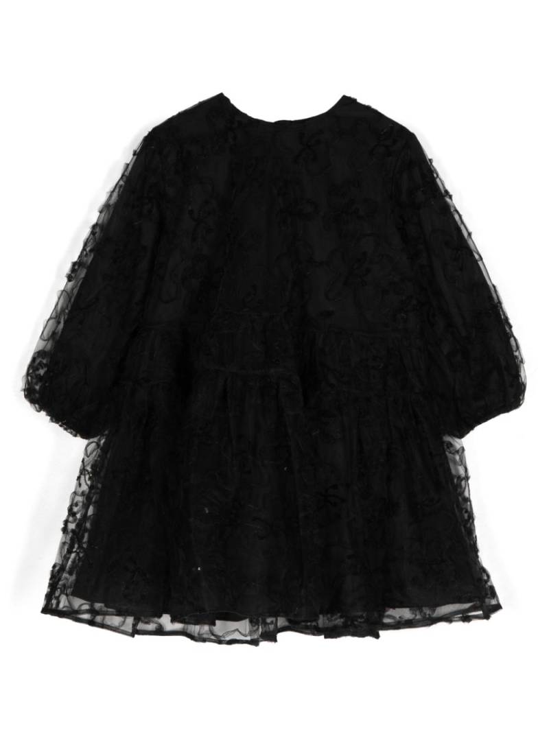 jnby by JNBY embroidered pleated dress - Black von jnby by JNBY